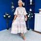 Quin Detailed Midi Shirt Dress Floral