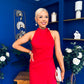 Olivia Open Back Occasion Dress Rouge