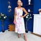 Kennedy Sleeveless Midi Dress Floral Cream