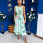 Kennedy Sleeveless Midi Dress Floral Pastel