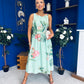 Kennedy Sleeveless Midi Dress Floral Pastel