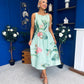 Kennedy Sleeveless Midi Dress Floral Pastel