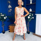 Kennedy Sleeveless Midi Dress Floral Yellow