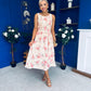 Kennedy Sleeveless Midi Dress Floral Yellow