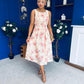 Kennedy Sleeveless Midi Dress Floral Yellow