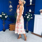 Kennedy Sleeveless Midi Dress Floral Yellow