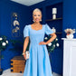 Hilary Sweetheart Neckline Occasion Dress Pwr Blue