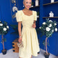 Hilary Sweetheart Neckline Occasion Dress Yellow