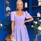 Hilary Sweetheart Neckline Occasion Dress Lilac
