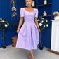 Hilary Sweetheart Neckline Occasion Dress Lilac