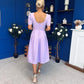 Hilary Sweetheart Neckline Occasion Dress Lilac