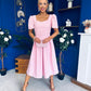 Hilary Sweetheart Neckline Occasion Dress Pwr Pink