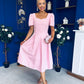 Hilary Sweetheart Neckline Occasion Dress Pwr Pink