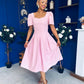 Hilary Sweetheart Neckline Occasion Dress Pwr Pink