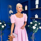 Hilary Sweetheart Neckline Occasion Dress Pwr Pink