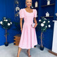 Hilary Sweetheart Neckline Occasion Dress Pwr Pink