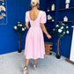 Hilary Sweetheart Neckline Occasion Dress Pwr Pink