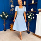 Florence Embellished Occasion Midi Dress Pwr Blue