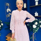 Sheila Lace Detail Occasion Dress Blush