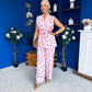 Phoebe Waistcoat & Trouser Set Polka Pink