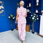 Phoebe Waistcoat & Trouser Set Polka Pink