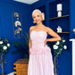 Yvonne Ruched Detail Occasion Dress Pwr Pink