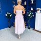 Yvonne Ruched Detail Occasion Dress Pwr Pink