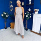 Nakita High Neck Maxi Dress Polka Cream