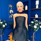 Adelle Bandeau Detailed Occasion Dress Black