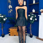 Adelle Bandeau Detailed Occasion Dress Black