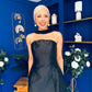 Adelle Bandeau Detailed Occasion Dress Black