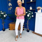 Jenny Beaded Top Splash Pink