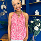 Jenny Beaded Top Splash Pink