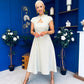 Amora Detailed Occasion Midi Dress Sage