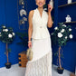 Norma Lace Detailed Waistcoat & Skirt Set Yellow