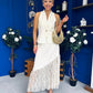Norma Lace Detailed Waistcoat & Skirt Set Yellow