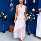 Norma Lace Detailed Waistcoat & Skirt Set Pink