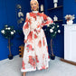 Henry Floral Detail Occasion Dress Floral Cream
