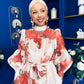 Henry Floral Detail Occasion Dress Floral Cream