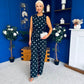 Melissa Polka Top & Trouser Set Black