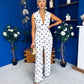 Lorna Polka Waistcoat & Trouser Set White
