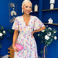 Caelan Banded Midi Dress Floral Multi