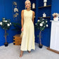 Tobi Sleeveless Detailed Midi Dress Yellow