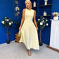 Tobi Sleeveless Detailed Midi Dress Yellow