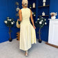 Tobi Sleeveless Detailed Midi Dress Yellow