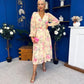 Bronagh Banded Midi Dress Floral Primrose