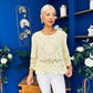 Stefi Crochet Detailed Top Yellow