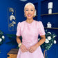 Patricia Jacquard Occasion Dress Pink