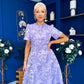 Patricia Jacquard Occasion Dress Lilac