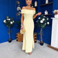 Lois Bardot Occasion Maxi Dress Yellow